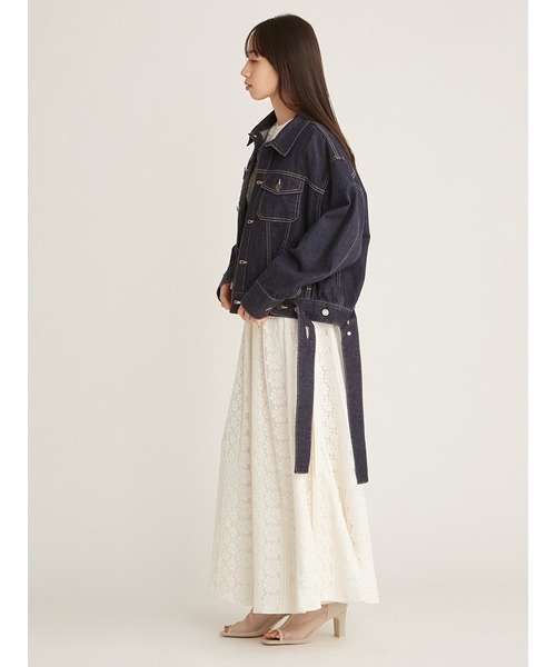 SNIDEL（スナイデル）の「デニムジャケット（デニムジャケット・レディース・ブルー/ホワイト/インディゴブルー・FREE）」の22枚目の写真