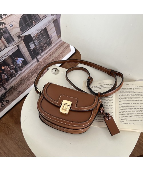 mushwear(マッシュウェア)の「ステッチフラップショルダーバッグ(ショルダーバッグ・レディース・ブラウン/ブラック/ベージュ・FREE)」の12枚目の写真