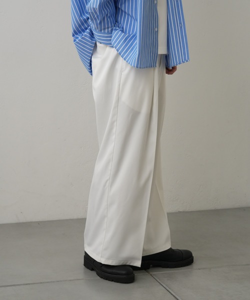 COLONY 2139（コロニートゥーワンスリーナイン）の「ワンタックワイドパンツ（その他パンツ・メンズ・ブルー/ブラック/ホワイト・MEDIUM/LARGE）」の22枚目の写真
