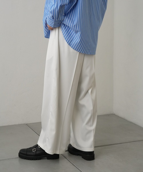 COLONY 2139（コロニートゥーワンスリーナイン）の「ワンタックワイドパンツ（その他パンツ・メンズ・ブルー/ブラック/ホワイト・MEDIUM/LARGE）」の10枚目の写真