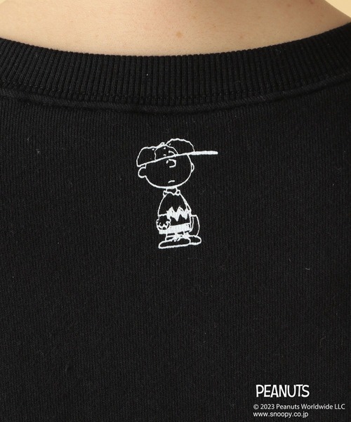 LEPSIM(レプシィム)の「【PEANUTS】プリントスウェット 186653(Tシャツ/カットソー・レディース・ブラック/オフホワイト・FREE)」の6枚目の写真