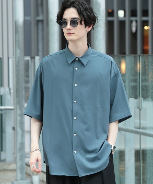 RAGEBLUE（レイジブルー）の「ラグイージー/クリーンシャツ（シャツ/ブラウス・メンズ・ホワイト/ライトブルー/ブラック/ライトグリーン/ダークグレー/グリーン/ブルー/ダークブラウン・SMALL/MEDIUM/LARGE）」の17枚目の写真