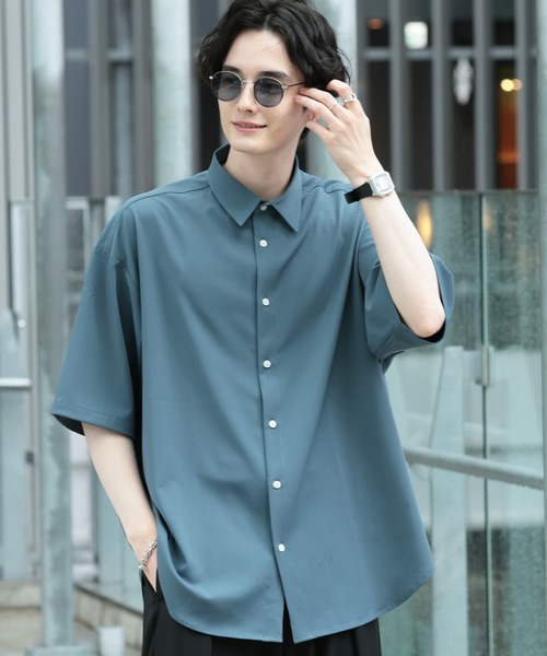 RAGEBLUE（レイジブルー）の「ラグイージー/クリーンシャツ（シャツ/ブラウス・メンズ・ホワイト/ライトブルー/ブラック/ライトグリーン/ダークグレー/グリーン/ブルー/ダークブラウン・SMALL/MEDIUM/LARGE）」の20枚目の写真