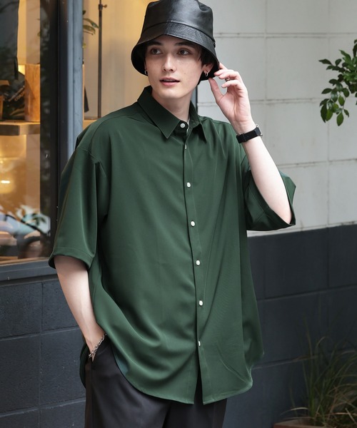 RAGEBLUE（レイジブルー）の「ラグイージー/クリーンシャツ（シャツ/ブラウス・メンズ・ホワイト/ライトブルー/ブラック/ライトグリーン/ダークグレー/グリーン/ブルー/ダークブラウン・SMALL/MEDIUM/LARGE）」の16枚目の写真