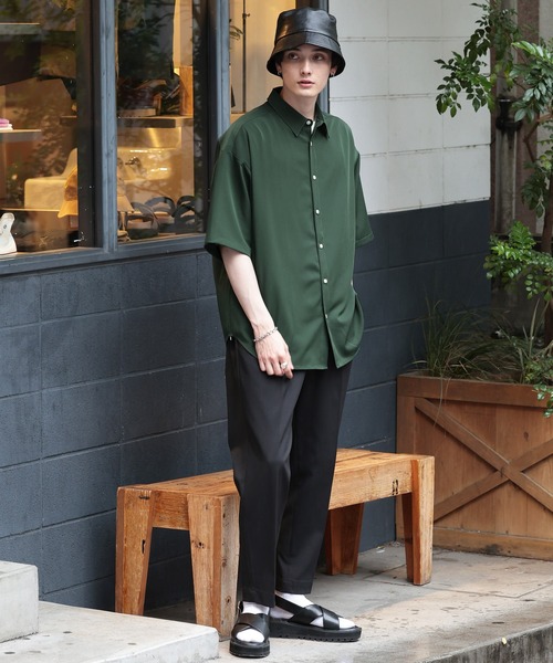 RAGEBLUE（レイジブルー）の「ラグイージー/クリーンシャツ（シャツ/ブラウス・メンズ・ホワイト/ライトブルー/ブラック/ライトグリーン/ダークグレー/グリーン/ブルー/ダークブラウン・SMALL/MEDIUM/LARGE）」の22枚目の写真