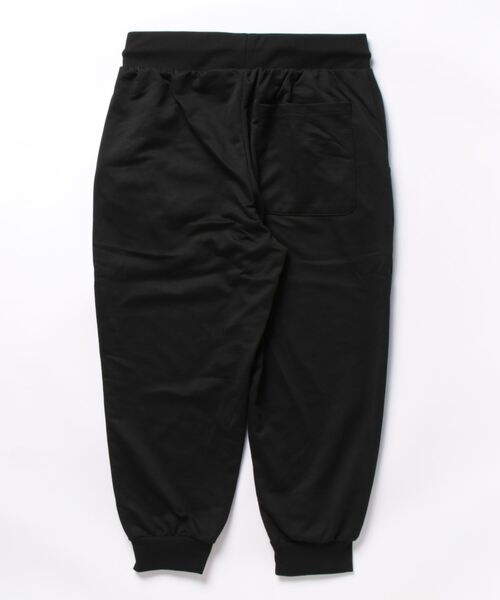 STYLEBLOCK（スタイルブロック）の「ミニ裏毛プリント入りクロップドパンツ（スウェットパンツ・メンズ・ネイビー/ブラック/グレイッシュベージュ/杢グレー・L/M/LL）」の12枚目の写真