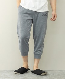 STYLEBLOCK | ミニ裏毛プリント入りクロップドパンツ(スウェットパンツ)