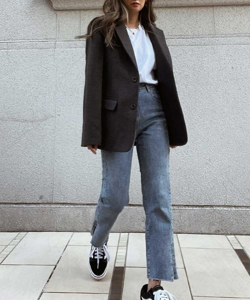 esutoreja（エストレジャ）の「ローカットブルーデニム（デニムパンツ・レディース・ブルー・M/S）」の4枚目の写真