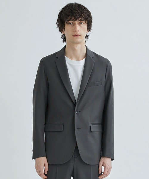 city（シティ）の「NEW NIFTEC SLIM TAILORED JKT/ 高機能スリムジャケット / セットアップ対応（テーラードジャケット・メンズ・ブラック/ダークグリーン/ダークグレー・1/2/3）」の16枚目の写真