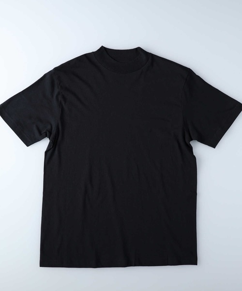 HANES(ヘインズ)の「【HANES】NEW1Pモックネック(Tシャツ/カットソー・メンズ・ブラック/ホワイト・M/L/XL)」の7枚目の写真