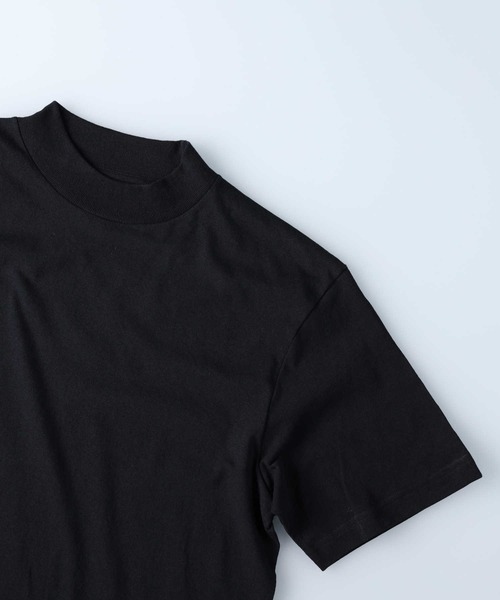 HANES(ヘインズ)の「【HANES】NEW1Pモックネック(Tシャツ/カットソー・メンズ・ブラック/ホワイト・M/L/XL)」の10枚目の写真