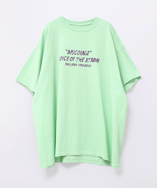 RNA(アールエヌエー)の「M2080 エクスタベイロゴメガビッグT(Tシャツ/カットソー・レディース・ミント/ベージュ/ブラック/ホワイト/ホワイト系その他・MEDIUM)」の5枚目の写真