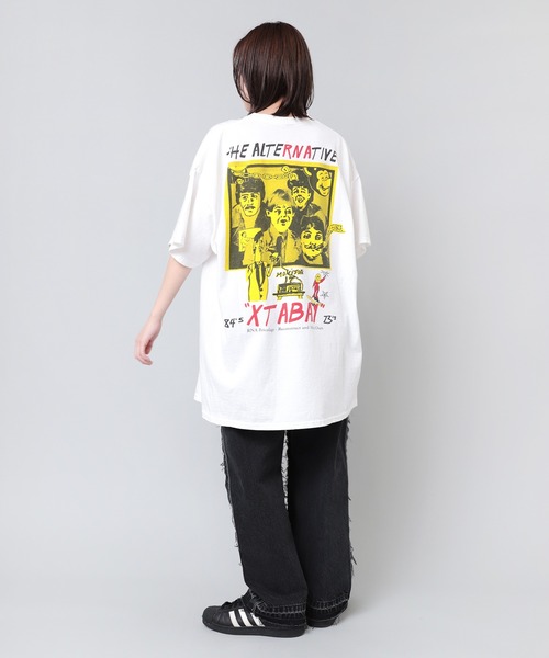 RNA(アールエヌエー)の「M2080 エクスタベイロゴメガビッグT(Tシャツ/カットソー・レディース・ミント/ベージュ/ブラック/ホワイト/ホワイト系その他・MEDIUM)」の18枚目の写真