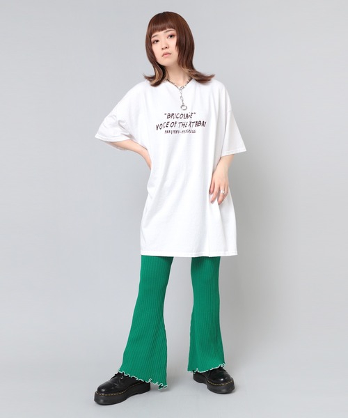 RNA(アールエヌエー)の「M2080 エクスタベイロゴメガビッグT(Tシャツ/カットソー・レディース・ミント/ベージュ/ブラック/ホワイト/ホワイト系その他・MEDIUM)」の20枚目の写真