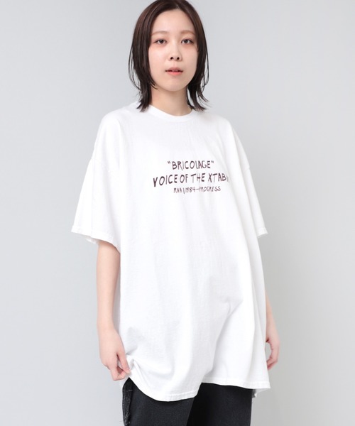 RNA(アールエヌエー)の「M2080 エクスタベイロゴメガビッグT(Tシャツ/カットソー・レディース・ミント/ベージュ/ブラック/ホワイト/ホワイト系その他・MEDIUM)」の13枚目の写真