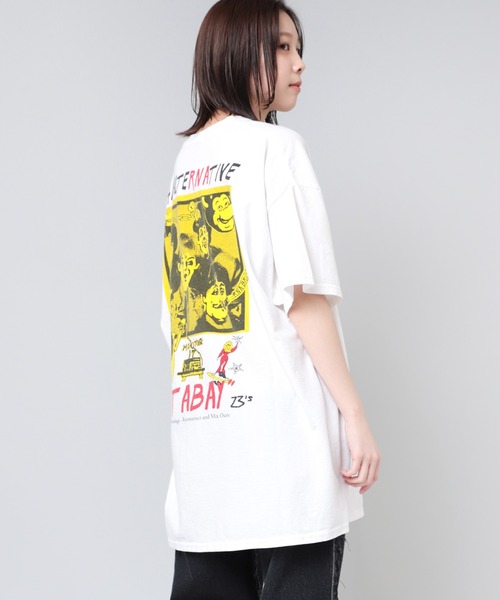 RNA(アールエヌエー)の「M2080 エクスタベイロゴメガビッグT(Tシャツ/カットソー・レディース・ミント/ベージュ/ブラック/ホワイト/ホワイト系その他・MEDIUM)」の14枚目の写真