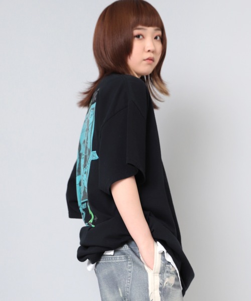 RNA(アールエヌエー)の「M2080 エクスタベイロゴメガビッグT(Tシャツ/カットソー・レディース・ミント/ベージュ/ブラック/ホワイト/ホワイト系その他・MEDIUM)」の21枚目の写真