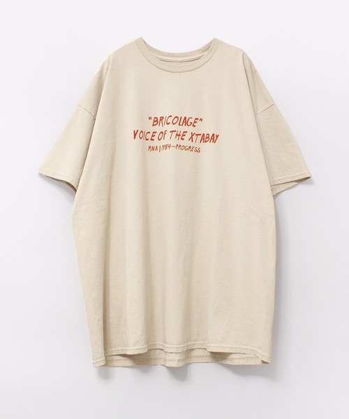 RNA(アールエヌエー)の「M2080 エクスタベイロゴメガビッグT(Tシャツ/カットソー・レディース・ミント/ベージュ/ブラック/ホワイト/ホワイト系その他・MEDIUM)」の9枚目の写真