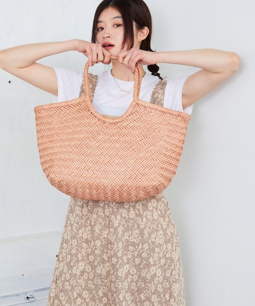 DRAGON(ドラゴン)の「DRAGON DIFFUSION/ドラゴンディフュージョン NANTUCKET BUSKET BIG バッグ(トートバッグ・メンズ・ダークブラウン/ブラウン/グレー・FREE)」の21枚目の写真