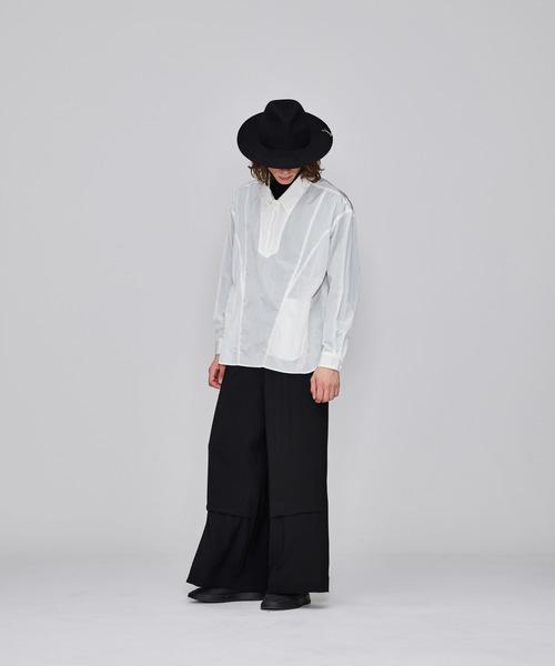 Iroquois（イロコイ）の「CENTER CREASE HAT（ハット・メンズ・ベージュ/オリーブ/ブラック・2/3）」の6枚目の写真