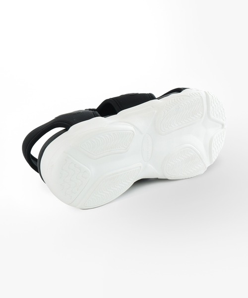 Honeys（ハニーズ）の「コード付スポーツサンダル（サンダル・レディース・ブラック/ブラック×ホワイト・L/LL/S/M）」の21枚目の写真