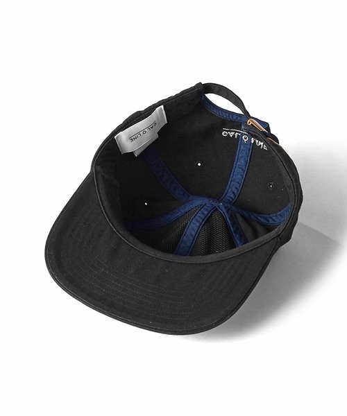 CAL O LINE（キャルオーライン）の「CAL O LINE　COTTON CAP CL231-106（キャップ・メンズ・ブラック/ライトピンク・FREE）」の9枚目の写真