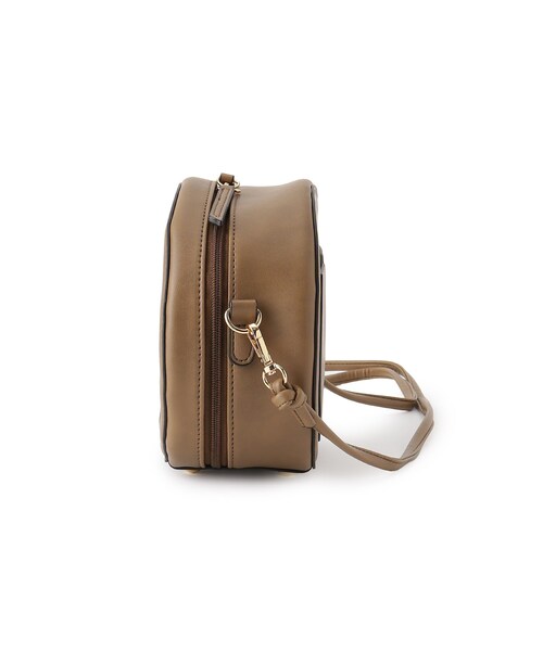 couture brooch(クチュールブローチ)の「◆配色メッシュポシェット(ショルダーバッグ・レディース・ブラウン系/ブラック・00)」の5枚目の写真