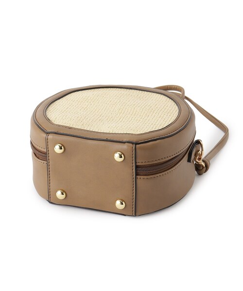 couture brooch(クチュールブローチ)の「◆配色メッシュポシェット(ショルダーバッグ・レディース・ブラウン系/ブラック・00)」の7枚目の写真