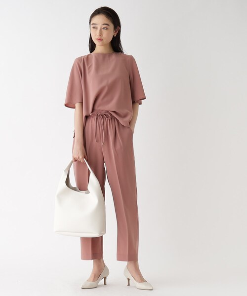 OPAQUE.CLIP（オペークドットクリップ）の「◆ワンショルダーバッグ【A4収納可/軽量】（ショルダーバッグ・レディース・オレンジ/オフホワイト/ブラック・00）」の5枚目の写真