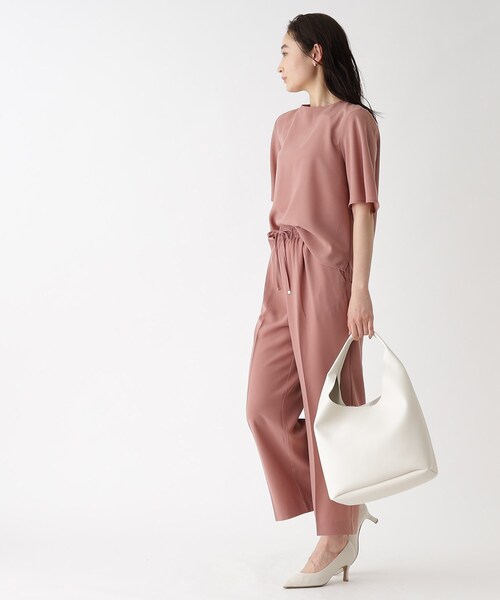 OPAQUE.CLIP（オペークドットクリップ）の「◆ワンショルダーバッグ【A4収納可/軽量】（ショルダーバッグ・レディース・オレンジ/オフホワイト/ブラック・00）」の6枚目の写真