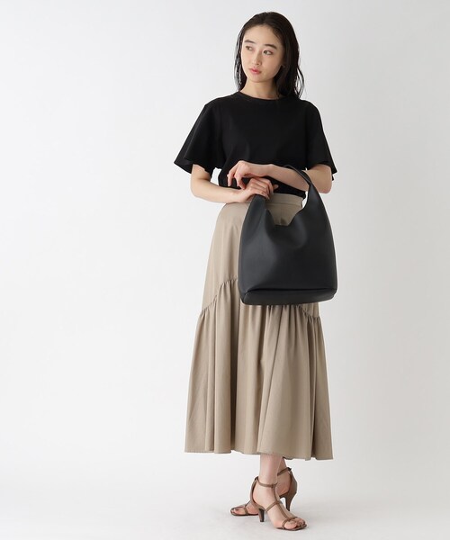 OPAQUE.CLIP（オペークドットクリップ）の「◆ワンショルダーバッグ【A4収納可/軽量】（ショルダーバッグ・レディース・オレンジ/オフホワイト/ブラック・00）」の9枚目の写真