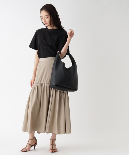 OPAQUE.CLIP（オペークドットクリップ）の「◆ワンショルダーバッグ【A4収納可/軽量】（ショルダーバッグ・レディース・オレンジ/オフホワイト/ブラック・00）」の10枚目の写真