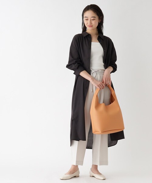 OPAQUE.CLIP（オペークドットクリップ）の「◆ワンショルダーバッグ【A4収納可/軽量】（ショルダーバッグ・レディース・オレンジ/オフホワイト/ブラック・00）」の12枚目の写真