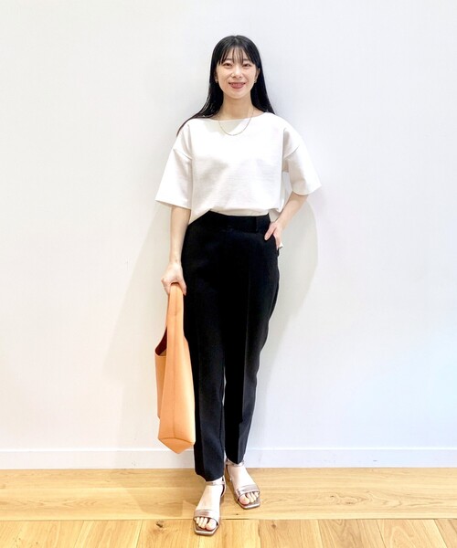 OPAQUE.CLIP（オペークドットクリップ）の「◆ワンショルダーバッグ【A4収納可/軽量】（ショルダーバッグ・レディース・オレンジ/オフホワイト/ブラック・00）」の17枚目の写真