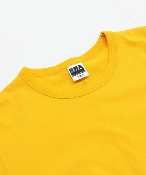 RNA(アールエヌエー)の「M2051 強撚ロング丈スリットT(Tシャツ/カットソー・レディース・ホワイト/イエロー/チャコール・MEDIUM)」の21枚目の写真