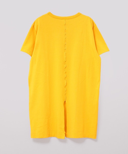 RNA(アールエヌエー)の「M2051 強撚ロング丈スリットT(Tシャツ/カットソー・レディース・ホワイト/イエロー/チャコール・MEDIUM)」の19枚目の写真