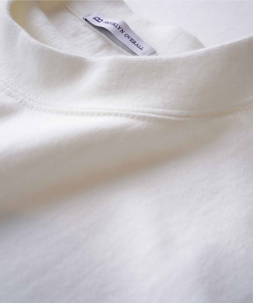 BROOKLYN OVERALL（ブルックリンオーバーオール）の「ヘビーコットン　ステッチTシャツ（Tシャツ/カットソー・メンズ・ブラウン/グレー/ブラック/ホワイト・LARGE/MEDIUM/SMALL）」の6枚目の写真