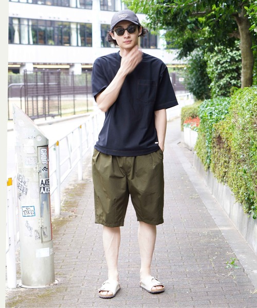 BROOKLYN OVERALL（ブルックリンオーバーオール）の「ヘビーコットン　ステッチTシャツ（Tシャツ/カットソー・メンズ・ブラウン/グレー/ブラック/ホワイト・LARGE/MEDIUM/SMALL）」の11枚目の写真