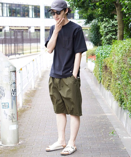 BROOKLYN OVERALL（ブルックリンオーバーオール）の「ヘビーコットン　ステッチTシャツ（Tシャツ/カットソー・メンズ・ブラウン/グレー/ブラック/ホワイト・LARGE/MEDIUM/SMALL）」の21枚目の写真