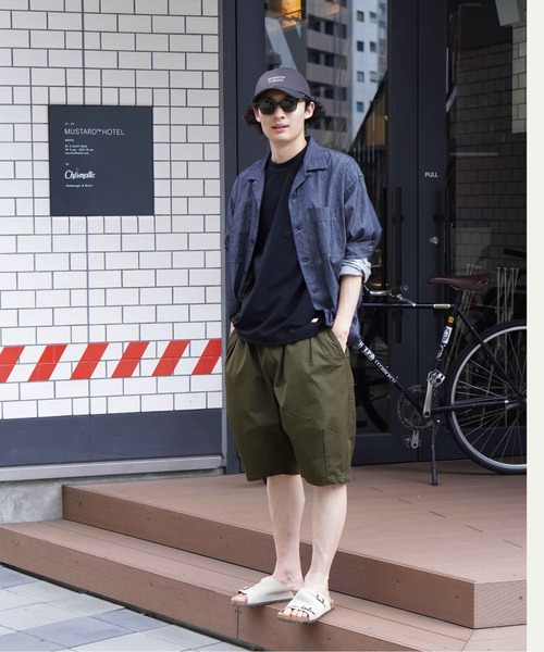 BROOKLYN OVERALL（ブルックリンオーバーオール）の「ヘビーコットン　ステッチTシャツ（Tシャツ/カットソー・メンズ・ブラウン/グレー/ブラック/ホワイト・LARGE/MEDIUM/SMALL）」の16枚目の写真