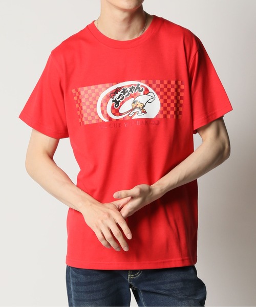 ARCADE(アーケード)の「昭和レトロ 駄菓子 飲食企業コラボ プリントTシャツ(Tシャツ/カットソー・メンズ・ブルー系/ライトイエロー系/ホワイト系2/ホワイト系1/ホワイト系3/ネイビー系/レッド系/グリーン系/イエロー系/オレンジ系・L/M/LL)」の9枚目の写真