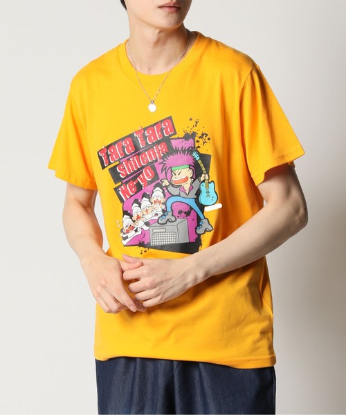 ARCADE(アーケード)の「昭和レトロ 駄菓子 飲食企業コラボ プリントTシャツ(Tシャツ/カットソー・メンズ・ブルー系/ライトイエロー系/ホワイト系2/ホワイト系1/ホワイト系3/ネイビー系/レッド系/グリーン系/イエロー系/オレンジ系・L/M/LL)」の10枚目の写真