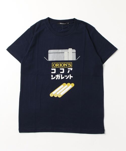 ARCADE(アーケード)の「昭和レトロ 駄菓子 飲食企業コラボ プリントTシャツ(Tシャツ/カットソー・メンズ・ブルー系/ライトイエロー系/ホワイト系2/ホワイト系1/ホワイト系3/ネイビー系/レッド系/グリーン系/イエロー系/オレンジ系・L/M/LL)」の18枚目の写真
