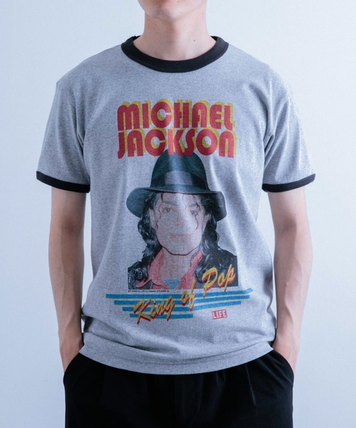 MICHAELJACKSON リンガーTシャツ　公式 SCREEN STARS（スクリーンスターズ）の「『別注』SCREEN STARS×ITEMS