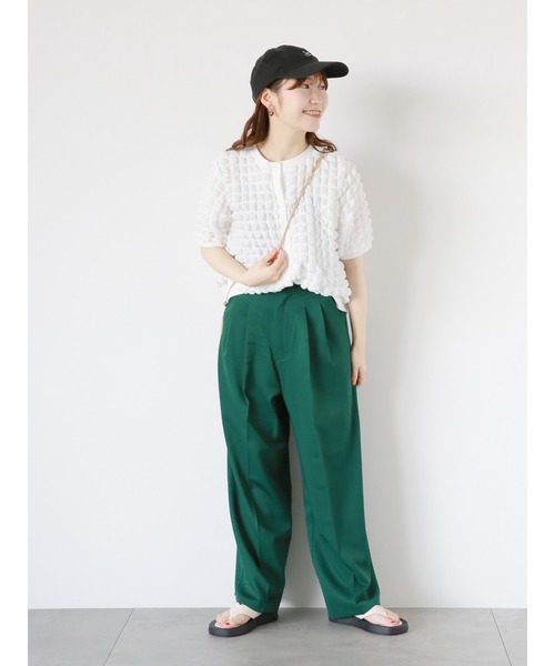 ehka sopo(エヘカソポ)の「ワイドグルカパンツ(その他パンツ・レディース・グリーン/モカ/ブラック・F)」の18枚目の写真