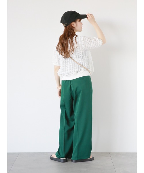 ehka sopo(エヘカソポ)の「ワイドグルカパンツ(その他パンツ・レディース・グリーン/モカ/ブラック・F)」の14枚目の写真