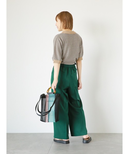 ehka sopo(エヘカソポ)の「ワイドグルカパンツ(その他パンツ・レディース・グリーン/モカ/ブラック・F)」の19枚目の写真