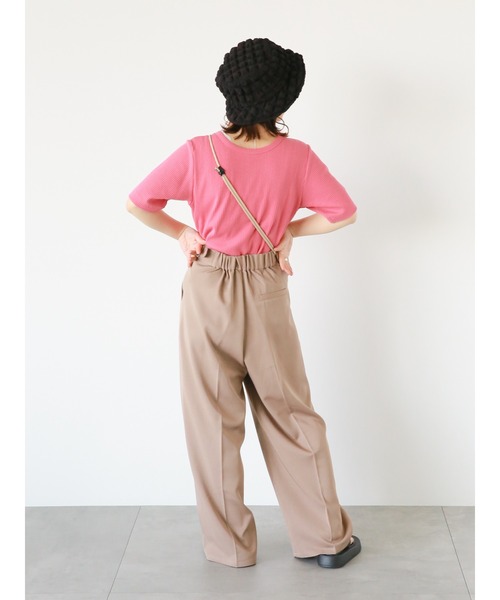 ehka sopo(エヘカソポ)の「ワイドグルカパンツ(その他パンツ・レディース・グリーン/モカ/ブラック・F)」の16枚目の写真