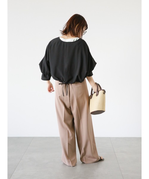 ehka sopo(エヘカソポ)の「ワイドグルカパンツ(その他パンツ・レディース・グリーン/モカ/ブラック・F)」の21枚目の写真