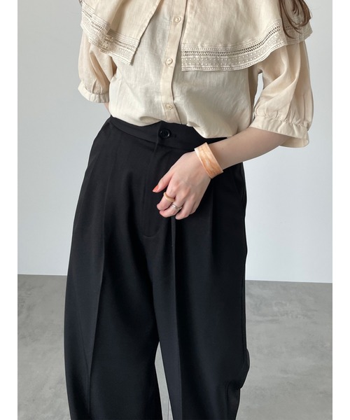 ehka sopo(エヘカソポ)の「ワイドグルカパンツ(その他パンツ・レディース・グリーン/モカ/ブラック・F)」の8枚目の写真